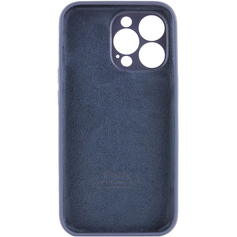 Silicone Case Full Camera Protective (AA) для iPhone 14 Pro Max (Midnight blue)-1